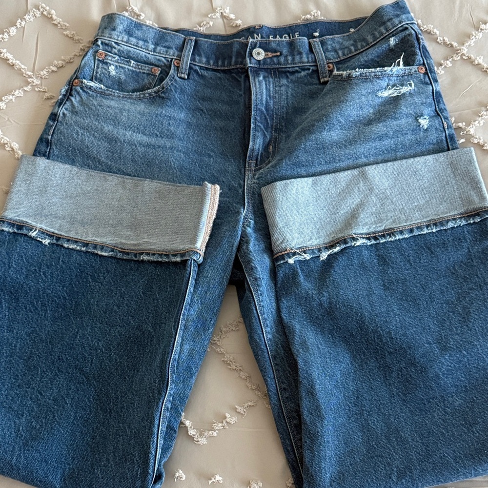 American Eagle Outfitters Blue Flare Jeans